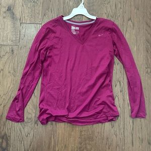 Women’s Nike Dry Fit long sleeve shirt size large